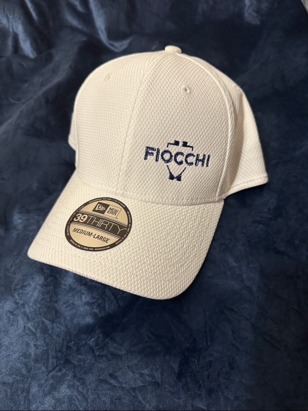 Fiocchi White 39 Thirty New Era Medium-Large Ball Cap